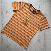 Bawełniany t-shirt pomarańczowa koszulka w paski Tygrysek Tigger Disney S