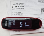 Glukometr Glucocard 01 mini plus Arkray zestaw