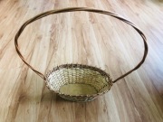 Koszyk kosz wiklinowy z wikliny święconka z rączką