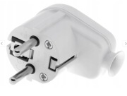 Wtyczka kątowa Uni Schuko 16A / 250V - wtyczka 5 szt