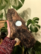 Drewniany świecznik handmade