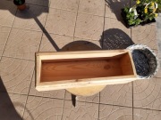 Skrzynki, donice drewniane frezowane 50cm