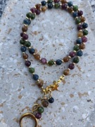 Naszyjnik z turmalinu Księżyc