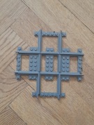 Skrzyżowanie torów pasujące do LEGO, wydruk 3D, 4519-1, 32087c01, 4519