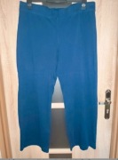 Niebieskie chabrowe spodnie dresowe szerokie nogawki rozmiar 46