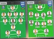 PANINI UPDATE 2017 FIFA 365 FC PORTO ELEVEN UE76 SPORTING CP ELEVEN UE80 