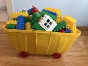 Klocki K2 kuferek HEMAR 184 elementów 2,5 KG