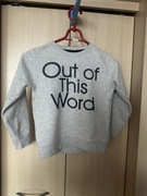 Bawełniana, szara bluza, r. 122 (6-7lat)