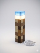 Pochodnia Dusz (Soul Torch) LED – Oświetl swoją bazę! [USB] MINECRAFT