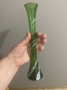 Wazonik kolekcjonerski szklany stary zabytkowy PRL