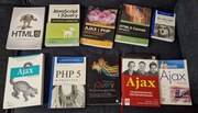Zestaw 10 książek HTML, Javascript, Jquery, PHP, Ajax