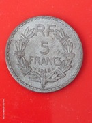 5 franków 1949 B
