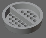 Korek sitko do brodzika w kamperze, przyczepie.