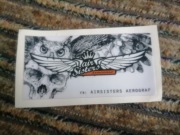 Naklejka Vlepka Air sisters sowa czaszka