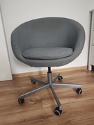 Fotel, krzesło obrotowe marki Ikea- szare