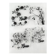 Zestaw stempli Kwiaty.