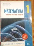 "Matematyka 1" - podręcznik, zakres rozszerzony/