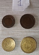 Republika Weimarska Reichsmarka 1924 - 1938 zestaw feningów mennica A