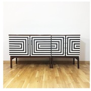 sideboard modułowy komoda vintage prl