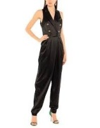 Balmain satynowy kombinezon jumpsuit 6US