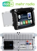 Radioodtwarzacz  M.I.C. AV8V7-lite VW 8 GB NAVI VID DAB BT Carplay itp