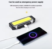 Latarka do kempingu, COB LED, 4000mAh + powerbank