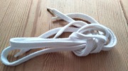 Sznurowadła płaskie grube długości 90 cm kolor biały