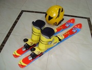 KOMPLET ZESTAW NARTY BLIZZARD BLIZZI 80CM+BUTY 18,5CM ROZM.29+KASK