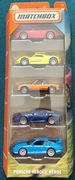 Matchbox 5 Pack PORSCHE HEROES PORSCHE 911 CARRERA SPYDER 914 TARGA JBX28