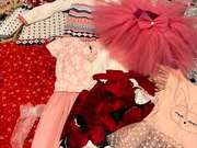 Sukienki/ spódniczka tutu róż / bluzka / zestaw paka dziewczynka 80/86
