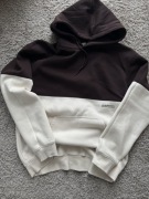 Bluza hoodie H&M z kapturem color block oversize Relaxed FIT rozmiar S