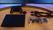 KONSOLA Playstation Sony PS2 slim SCPH-90004 komplet