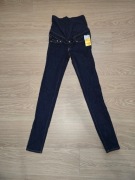 Jeans nowe spodnie ciążowe jeansowe H&M rozmiar 34