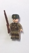 5 Figurek żołnierzy rosyjskich z broniami WW2 kompatybilne z Lego, Cobi