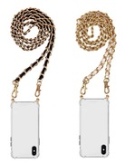 Chanelką inspirowane handmade Etui z łańcuszkiem