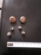 2x Gałka Newport KD.75 + 4x Blaszki stykowe mikroprzełącznika – STAN BDB