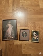 Zestaw obrazy religijne Jezus Maria religia 