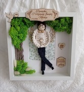 Pamiątka komunijna rękodzieło dla chłopca 