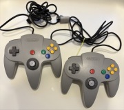 Pad Oryginalny Nintendo 64 (N64) - Grey zestaw 2x