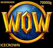 WOW WARMANE ICECROWN GOLD 70k 70.000 GOLDA ZŁOTA WORLD OF WARCRAFT A/H