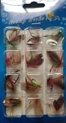 Mucha nimfa pstrąg szczupak okoń 12 szt. 2 cm HIT 