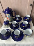 Serwis do mokki, espresso kobaltowy Rosenthal z kolekcji Baśnie 1001 Nocy