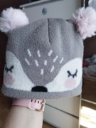 Urocza dziewczęca czapka, ciepła Sinsay