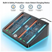 Stacja ładująca ładowarka SW2 Switch Nintendo Joy-Con – LED, 4 porty
