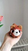Czerwona panda na szydełku, red panda handmade