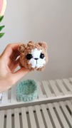 Kotek na szydełku handmade, dekoracja
