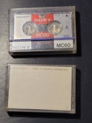Mikrokasety audio Sony MC60