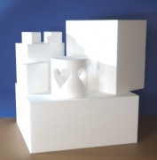 Baza, atrapa tortu 25 x 25 x 8 kwadrat styropian