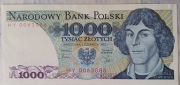 1000 zł 1982 seria HY nieobiegowy