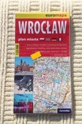Wrocław - plan miasta  w etui, stan bdb